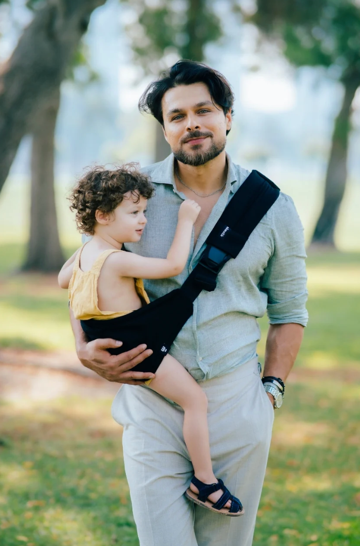 Porte bébé - Noir Intense