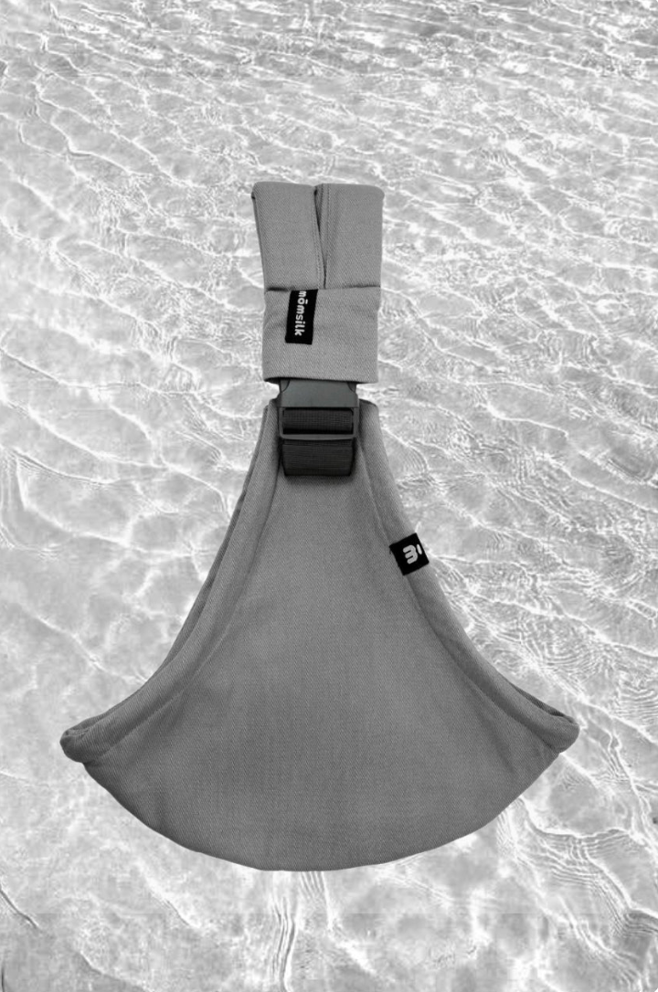 Porte bébé - Gris Doux